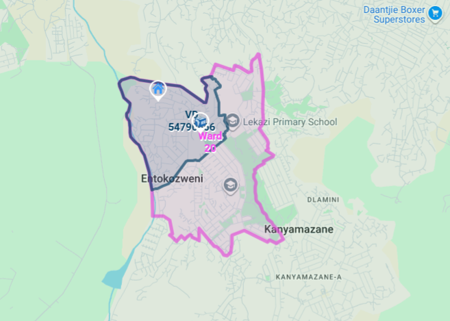 Ward 20 Kanyamazane Lekazi